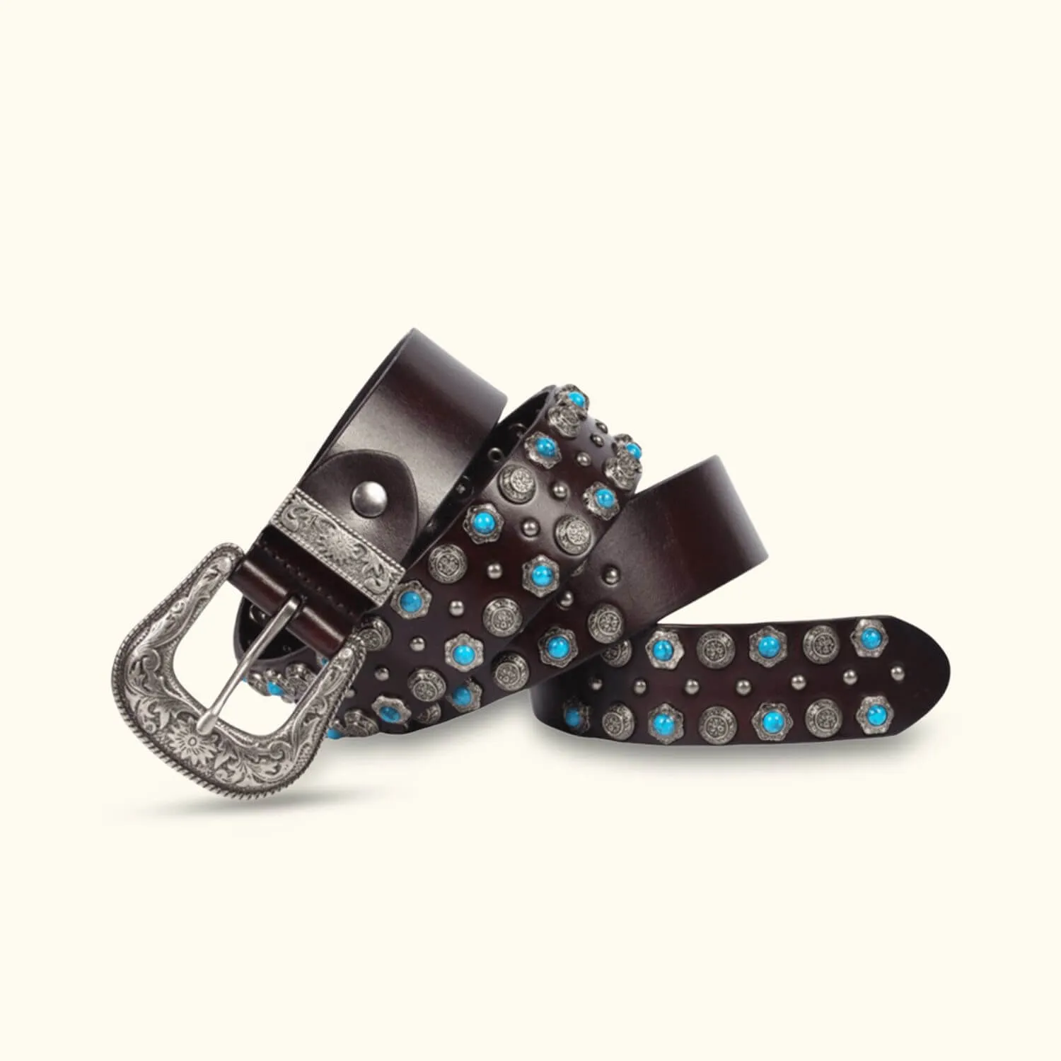 The Rodeo Queen - Luxury Western Turquoise Belt