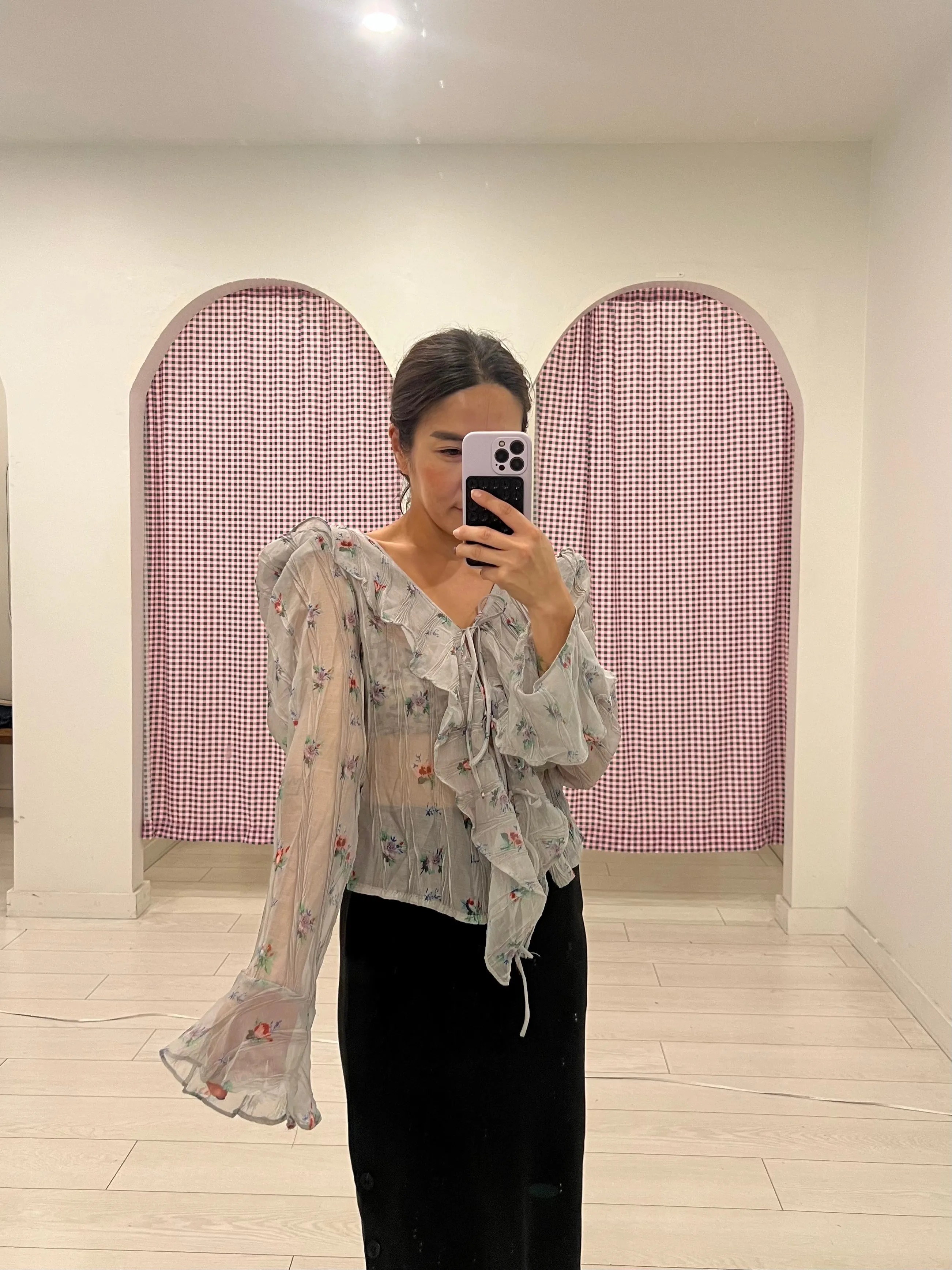 TORIA Flower blouse