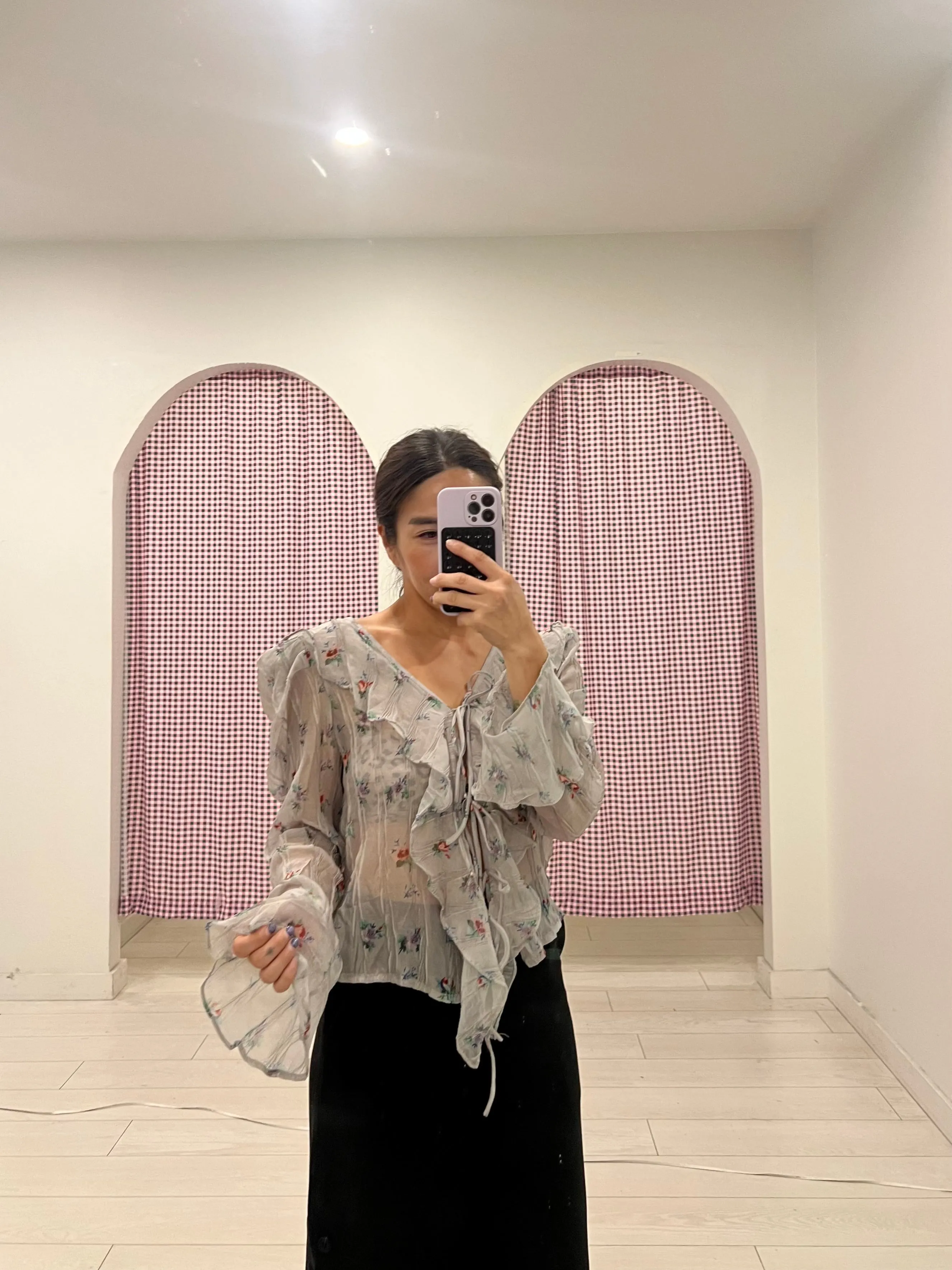 TORIA Flower blouse