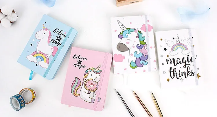 Unicorn A6 Pocket Diary with Band