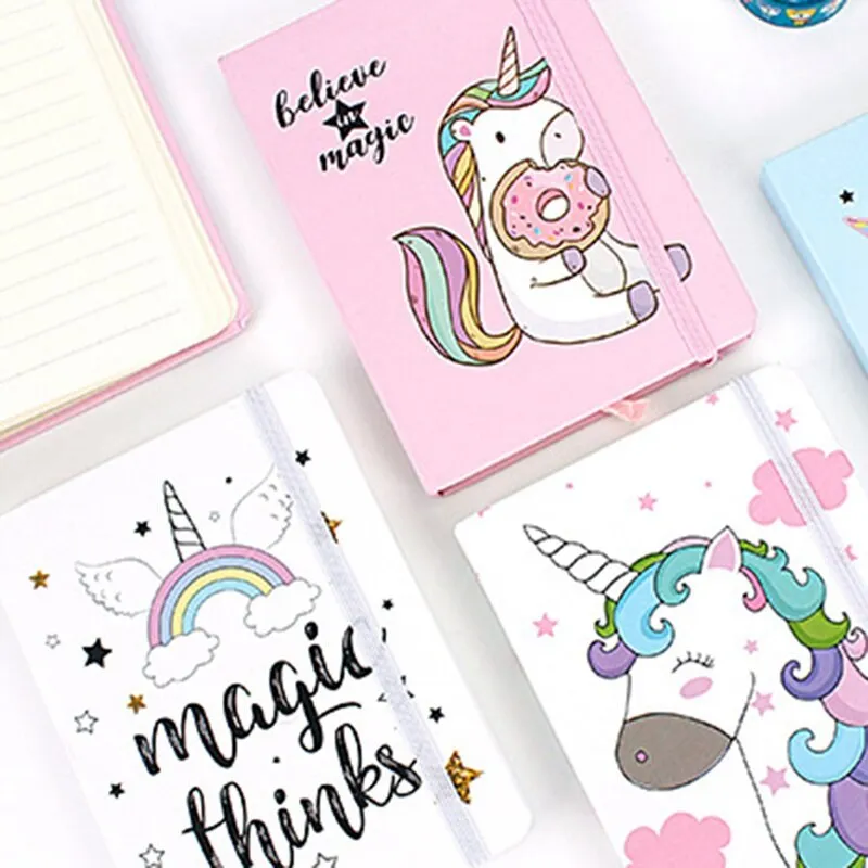 Unicorn A6 Pocket Diary with Band