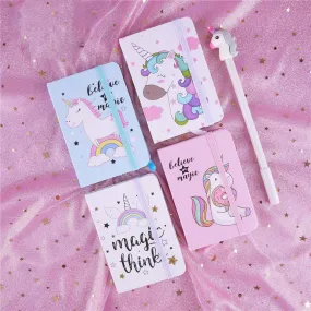 Unicorn A6 Pocket Diary with Band