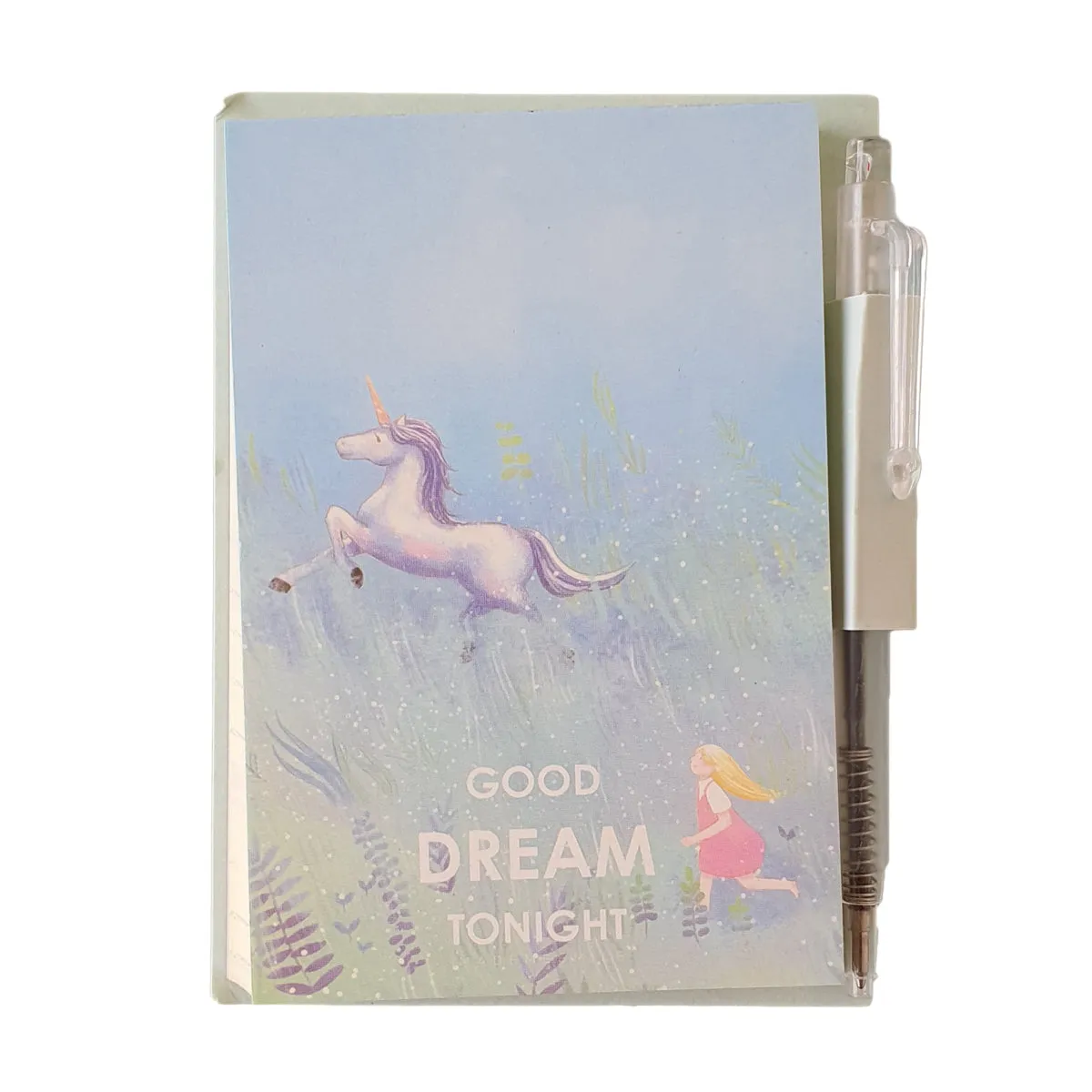 Unicorn Dream Memo Pad with Mini Pen