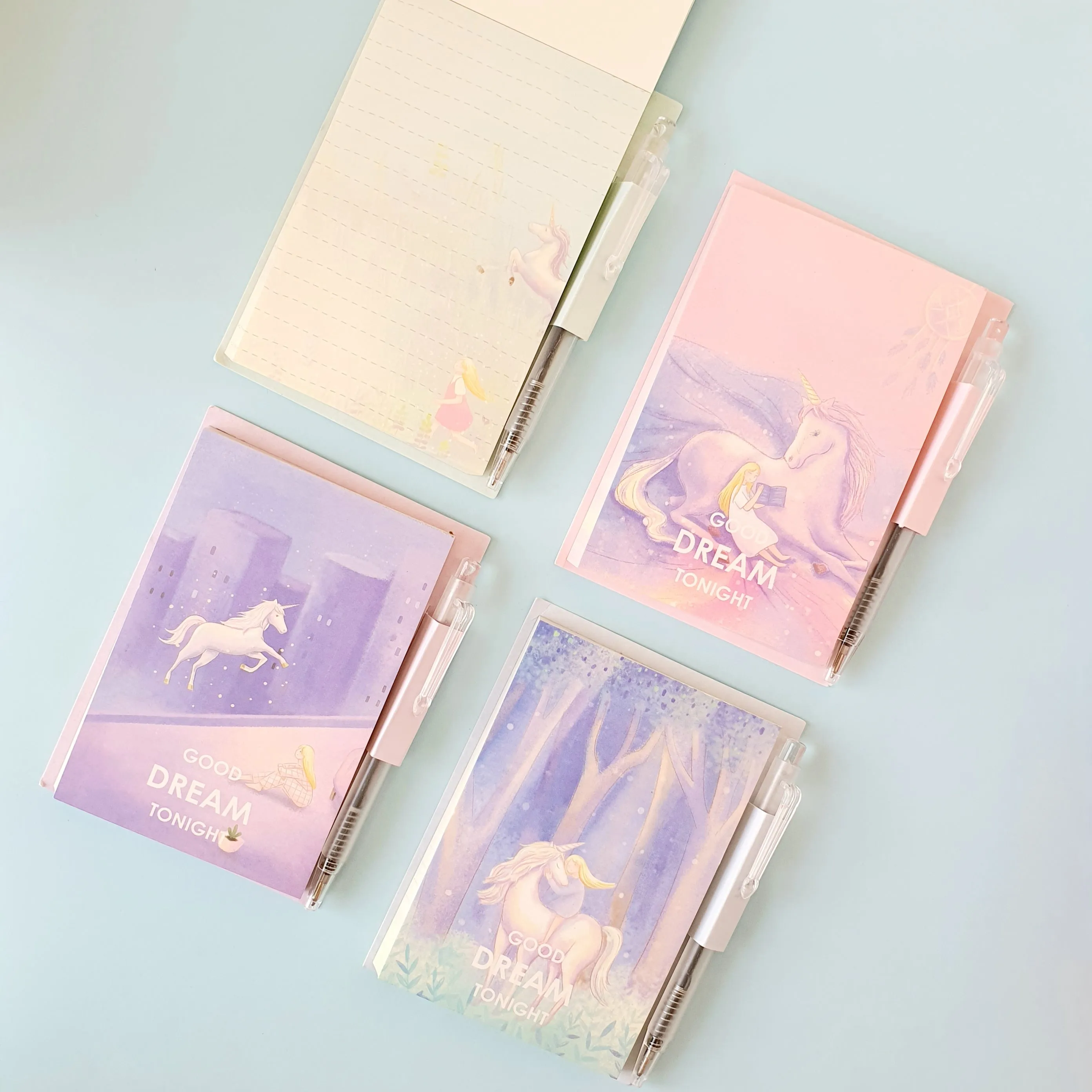 Unicorn Dream Memo Pad with Mini Pen