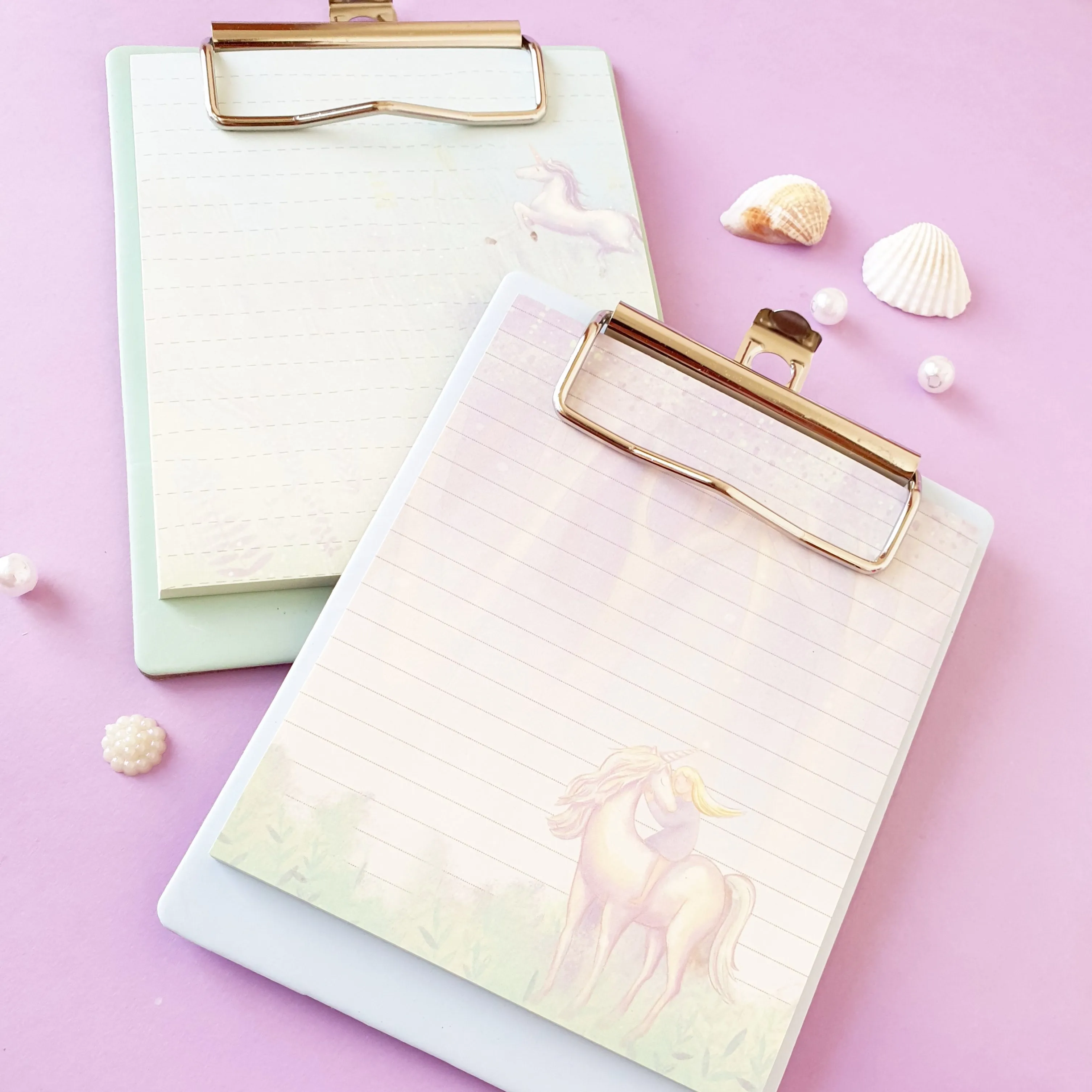 Unicorn Mini Clipboard with Memo Sheets