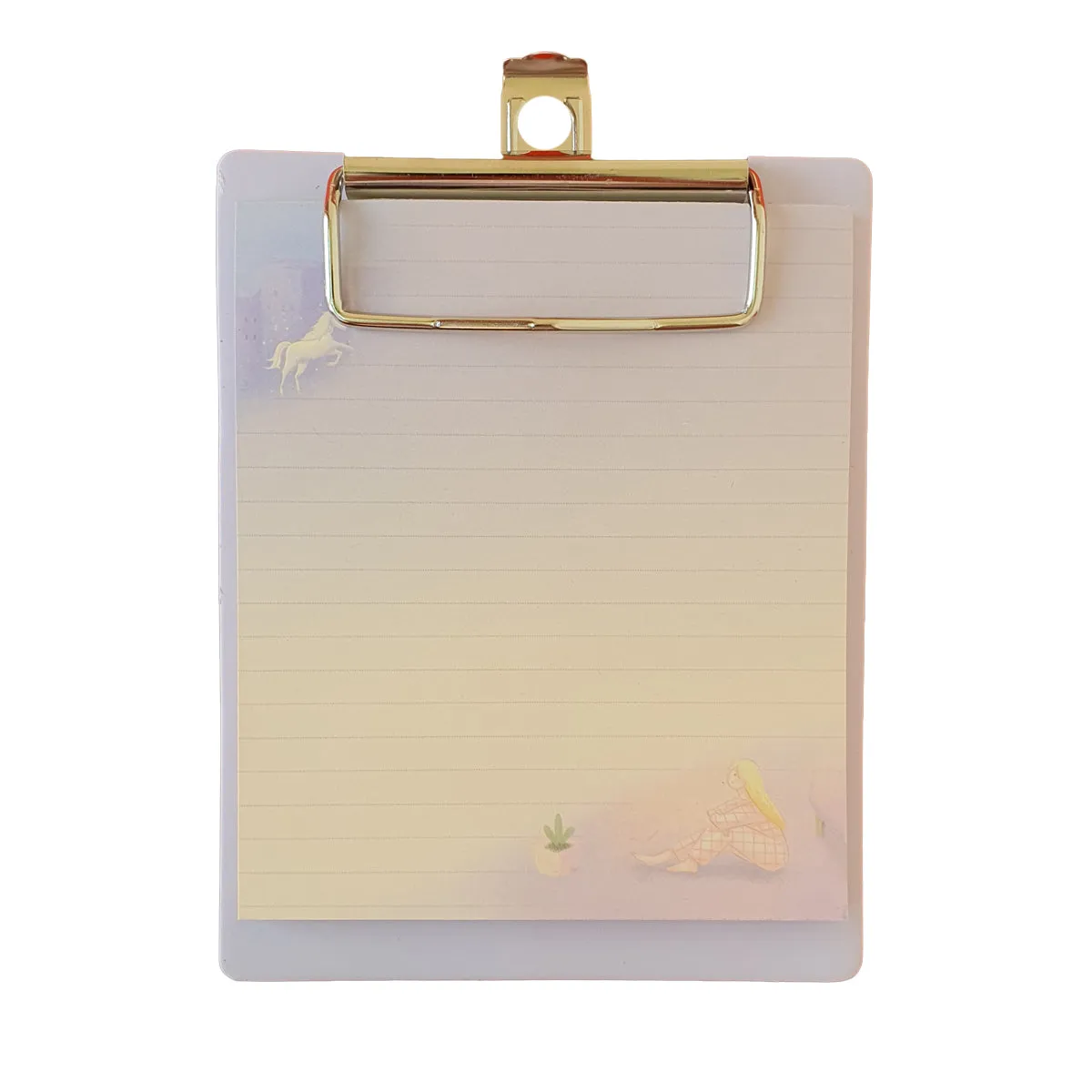 Unicorn Mini Clipboard with Memo Sheets