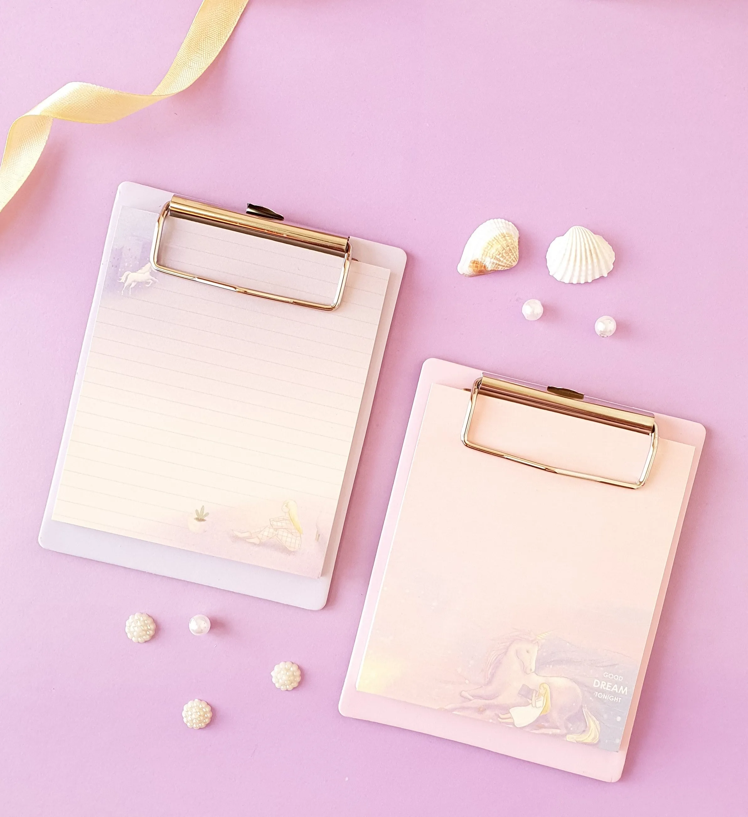 Unicorn Mini Clipboard with Memo Sheets