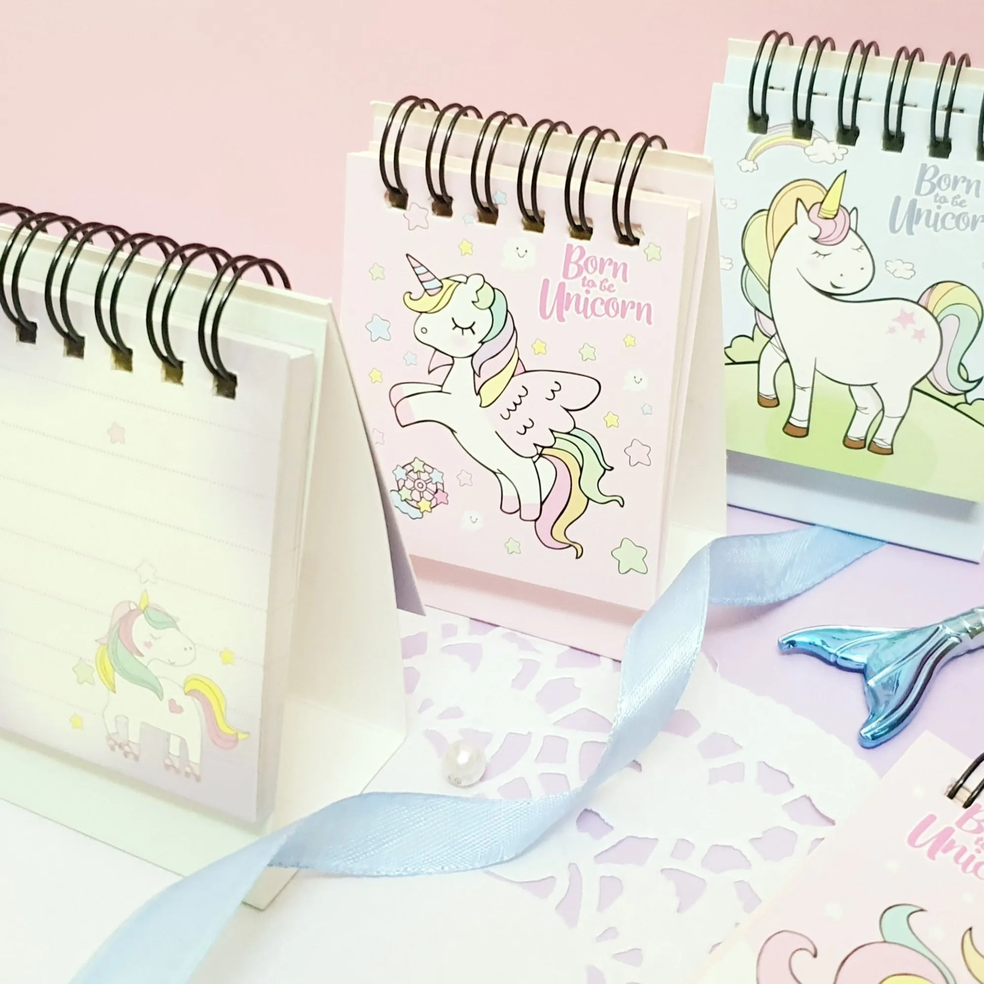 Unicorn Mini Desk Stand Memo Pad