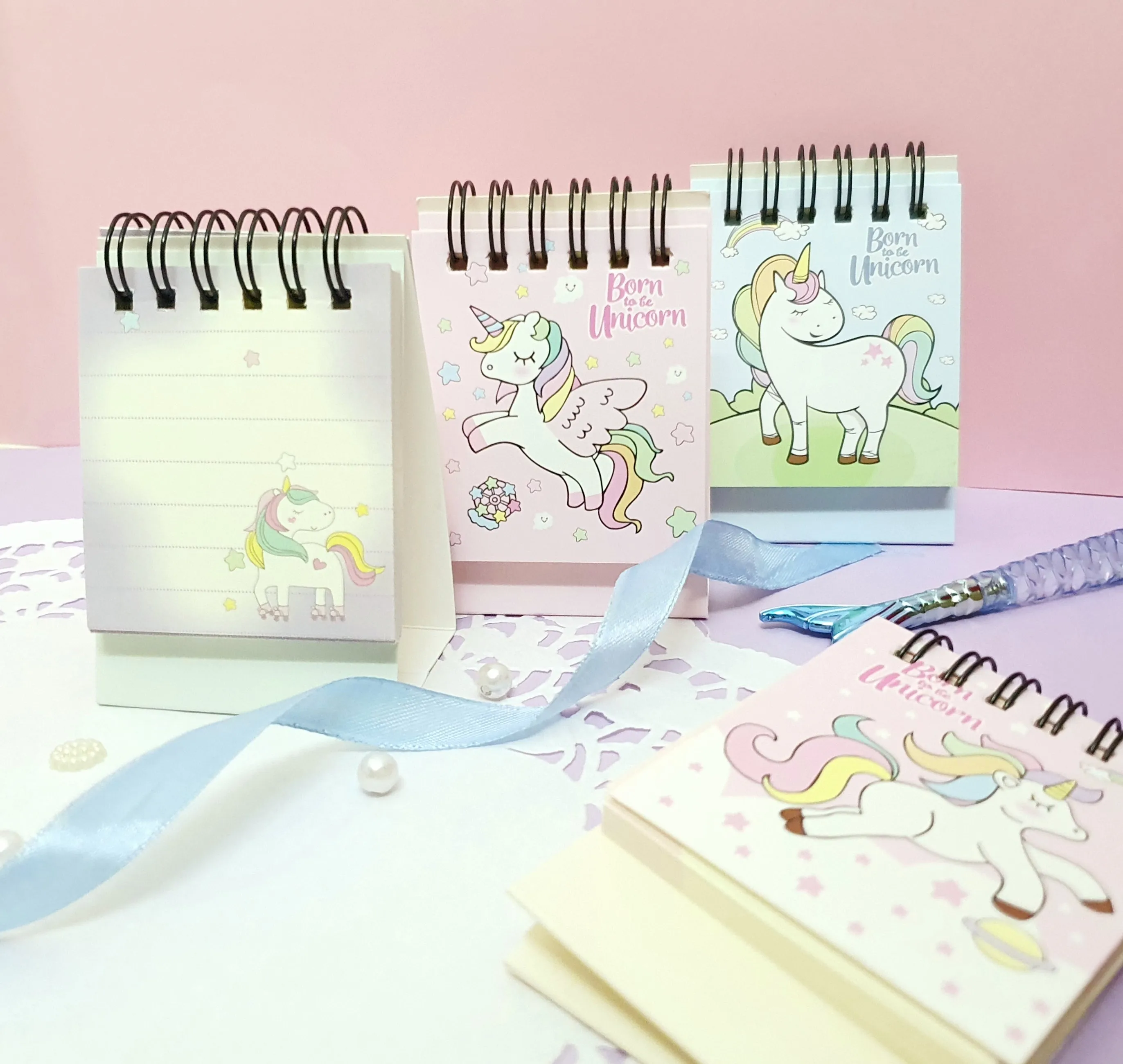 Unicorn Mini Desk Stand Memo Pad