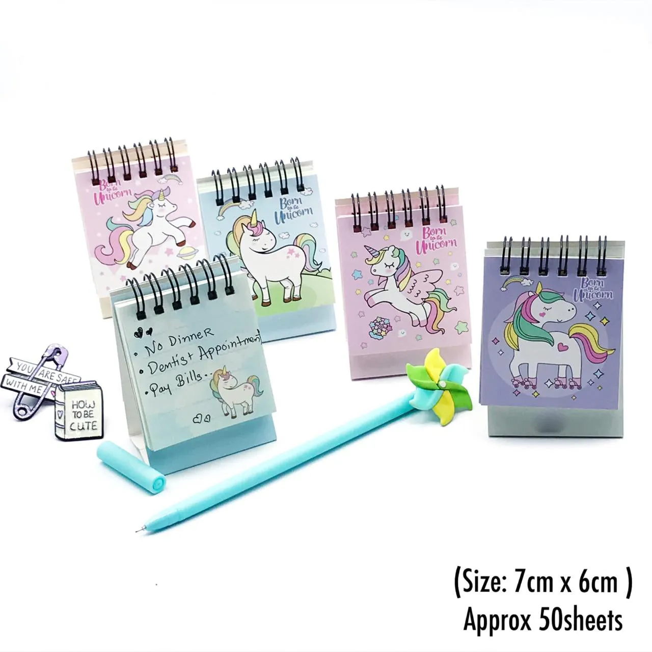 Unicorn Mini Desk Stand Memo Pad