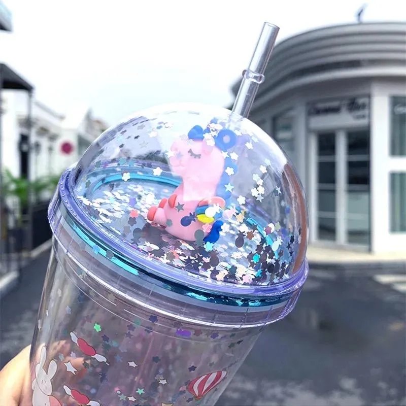 Unicorn Tumbler with Straw