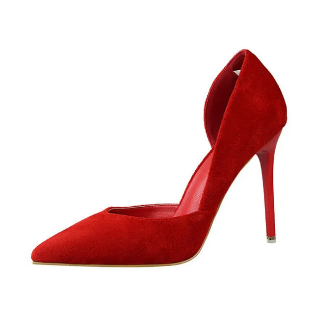 Women Pumps Suede Shoes Women Heels Summer Shoes Woman Extreme High Heels Sexy Pumps Shoes Ladies Shoes